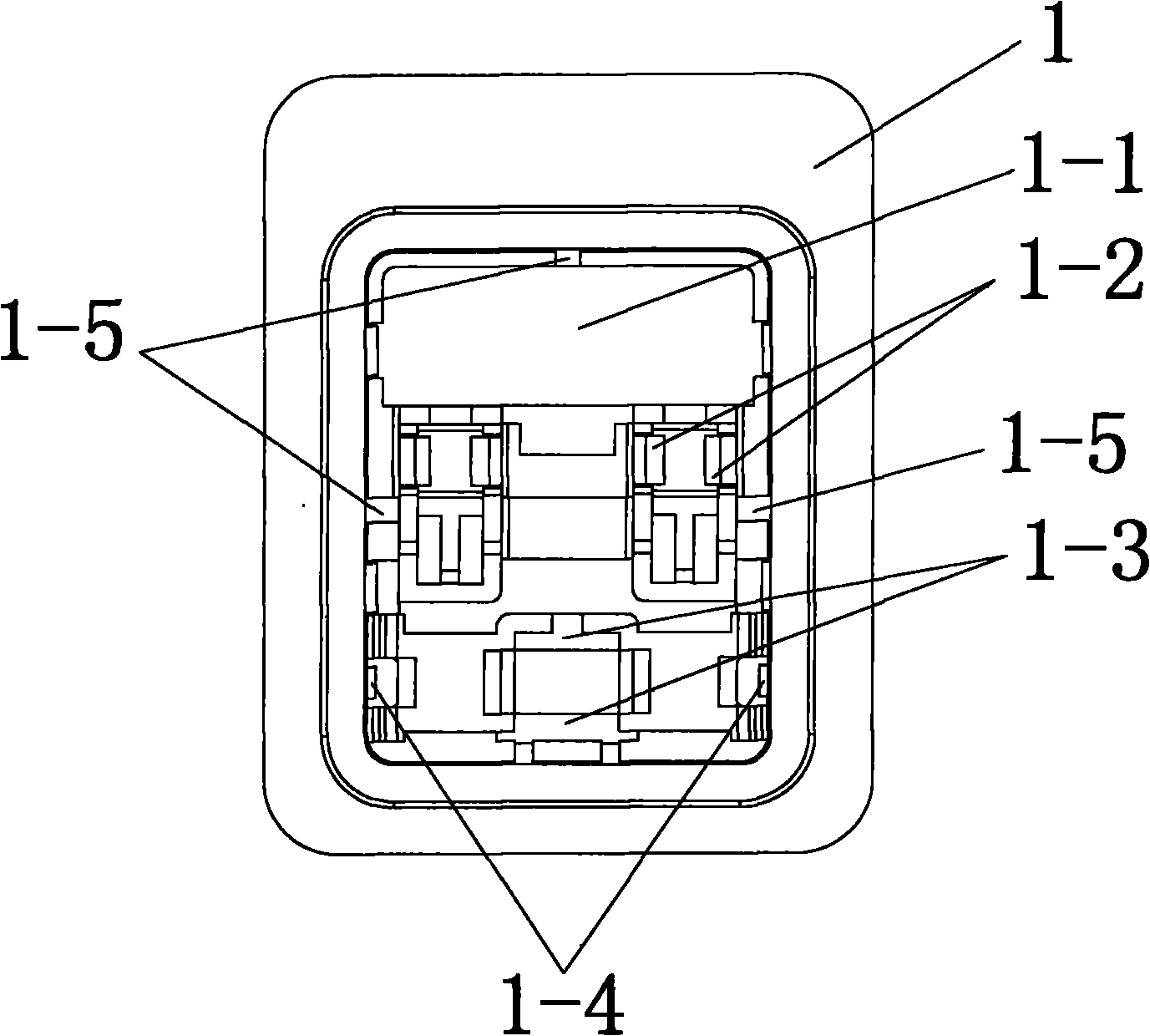 Glue-filling waterproof photovoltaic junction box