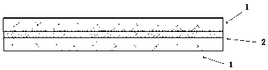 Metal fiber-based special high-temperature-resistant flue gas dust removal filter felt and preparation method thereof