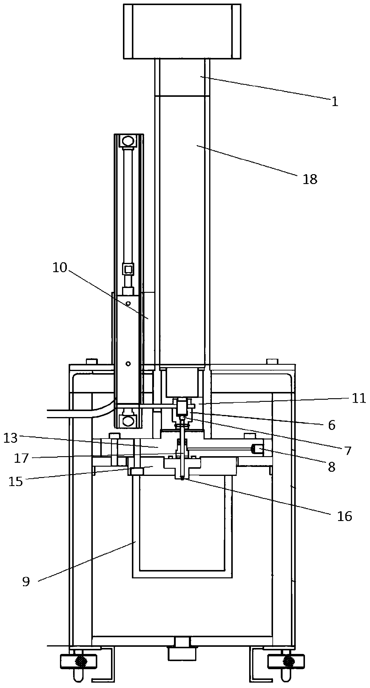 An injection device with controllable speed of electric cylinder needle valve