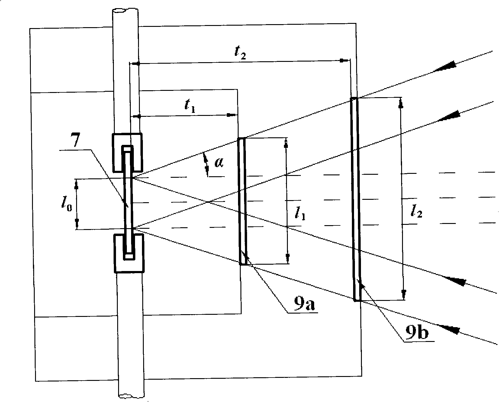 System for measuring high temperature moire interference deformation