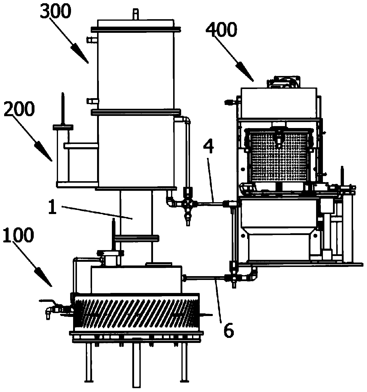 High-efficiency core cleaning machine