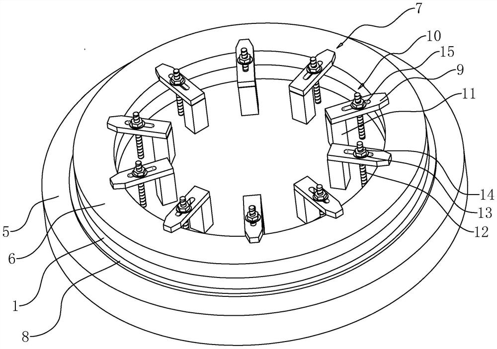 Welding tool for steam turbine partition plate