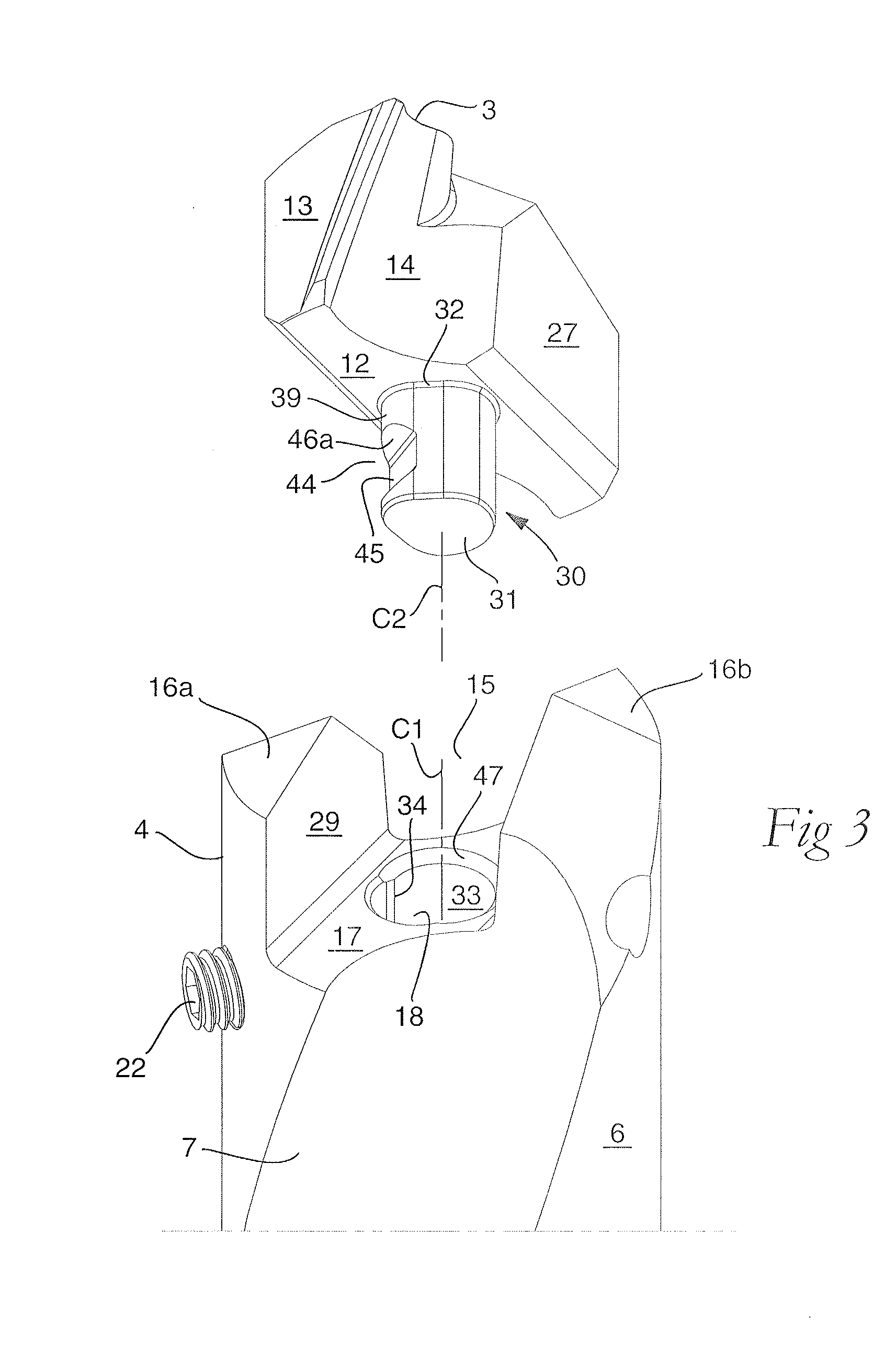 Rotatable tool for chip removing machining as well as a loose top and a basic body therefor