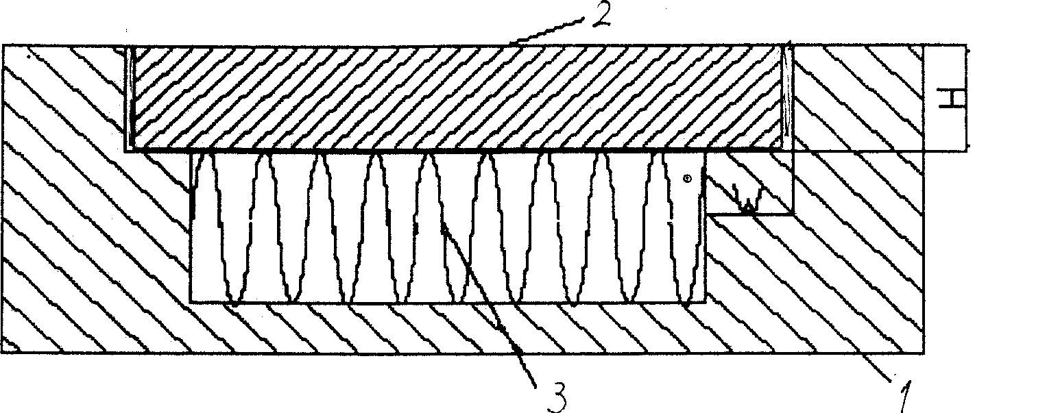 Air cold plate sealing forming technology of aluminum alloy