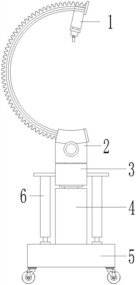 Multi-angle welding system based on welding engineering