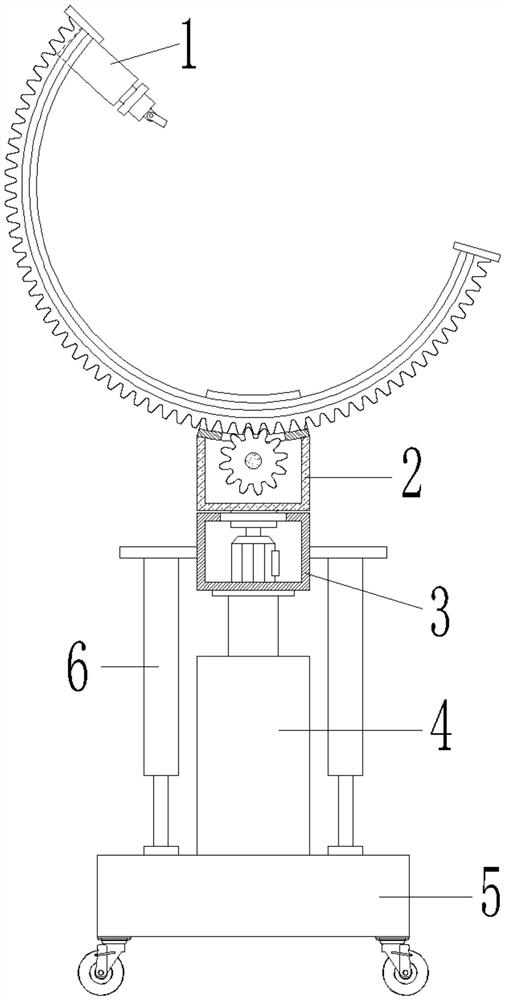 Multi-angle welding system based on welding engineering