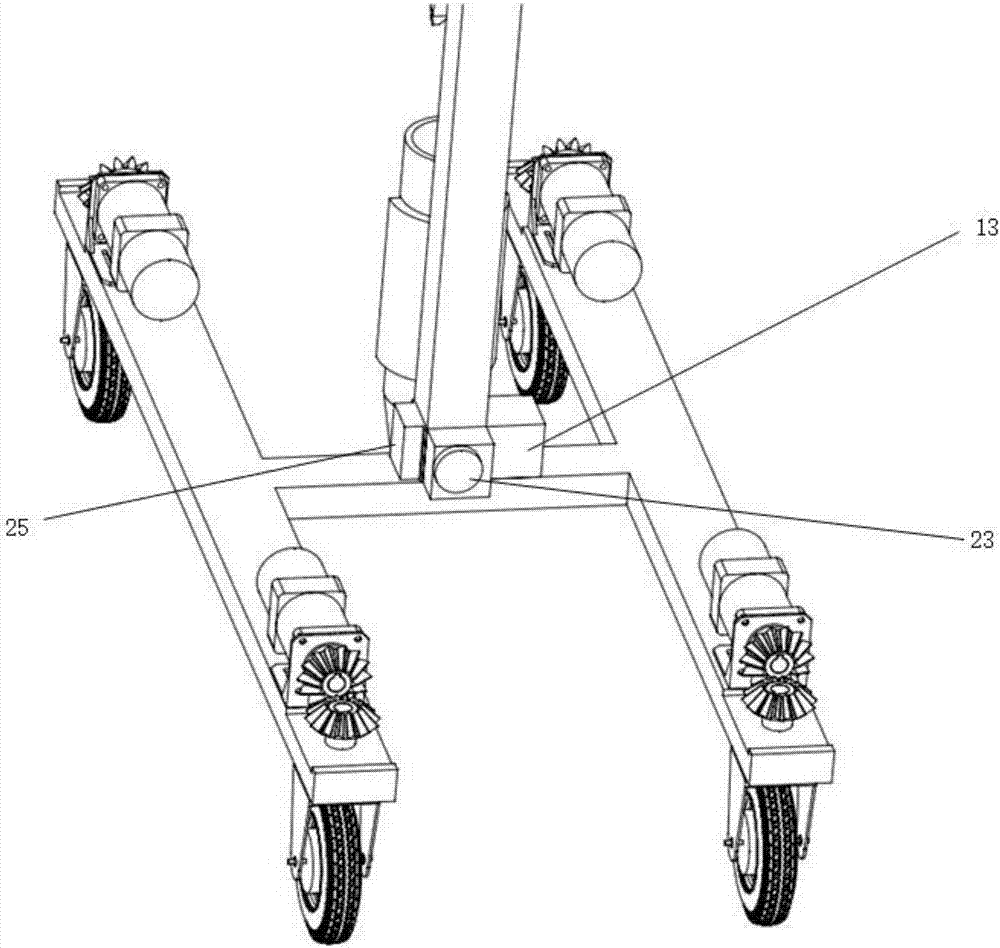 Shuttlecock automatic picking and stacking omnidirectional dolly