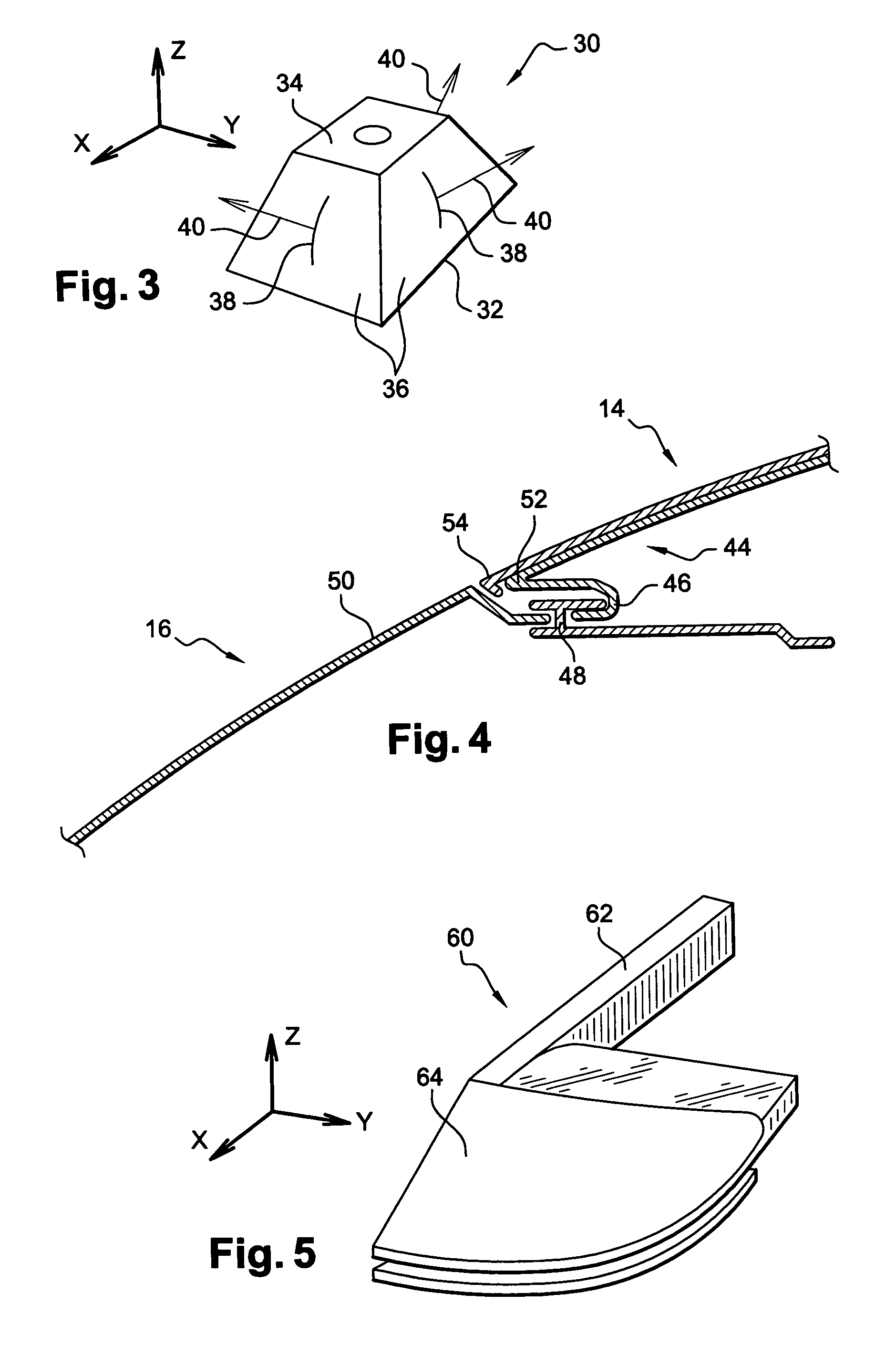 Motor vehicle part including light unit support means