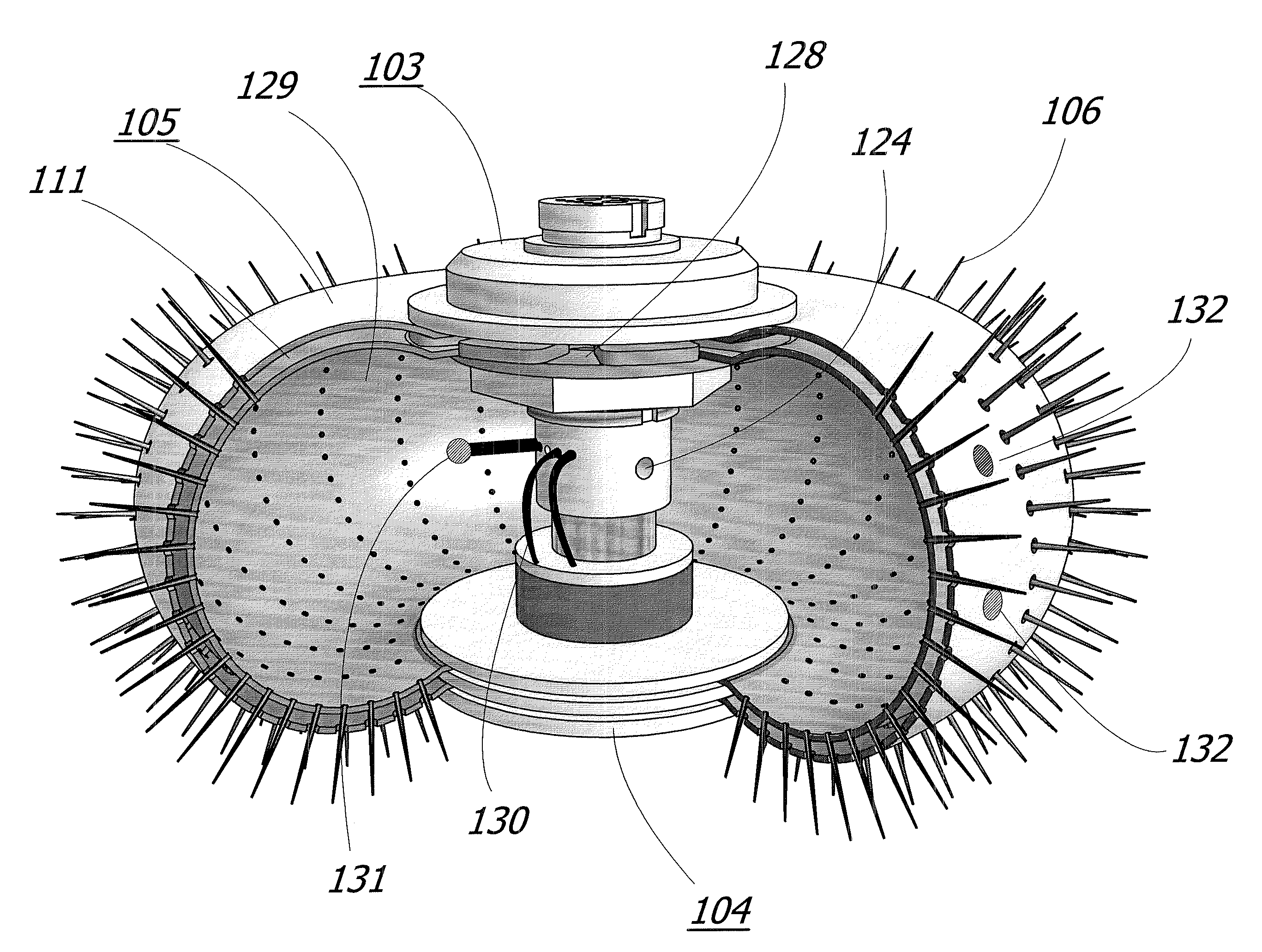 Magnetic breather pump and a method for treating a brain tumor using the same