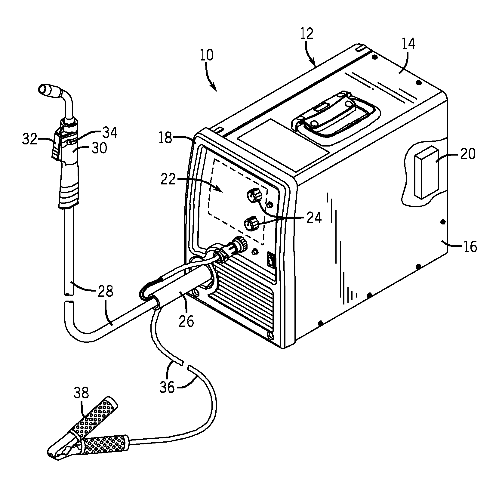 Welding wire retraction system and method