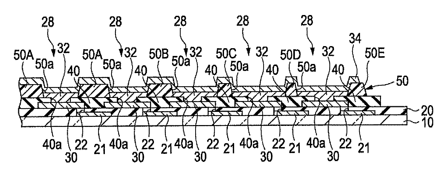 Organic electroluminescent apparatus and elctronic appratus