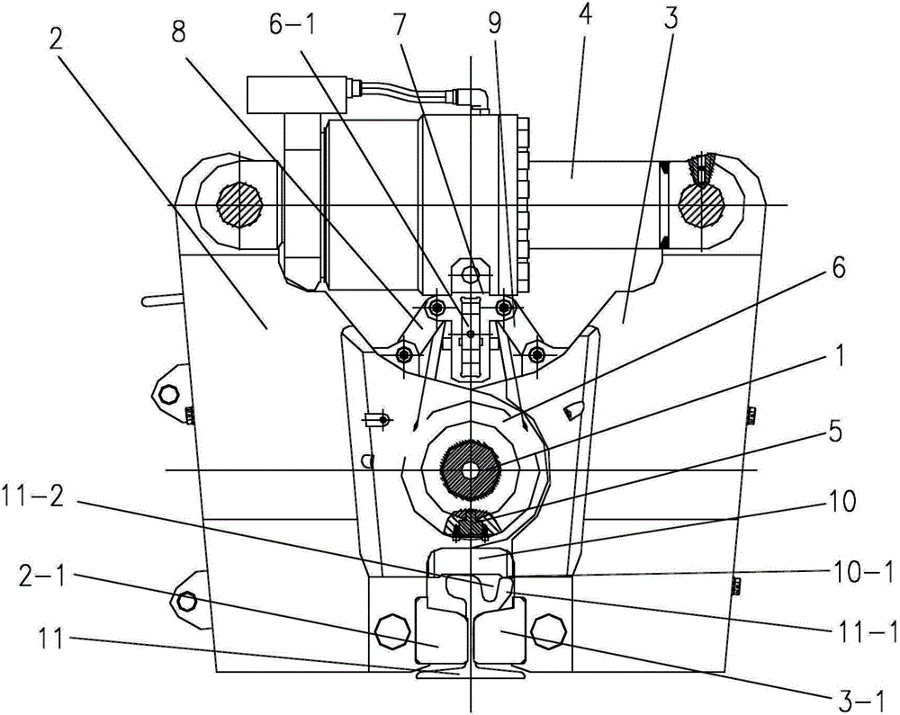 An asymmetric rail positioning and clamping device