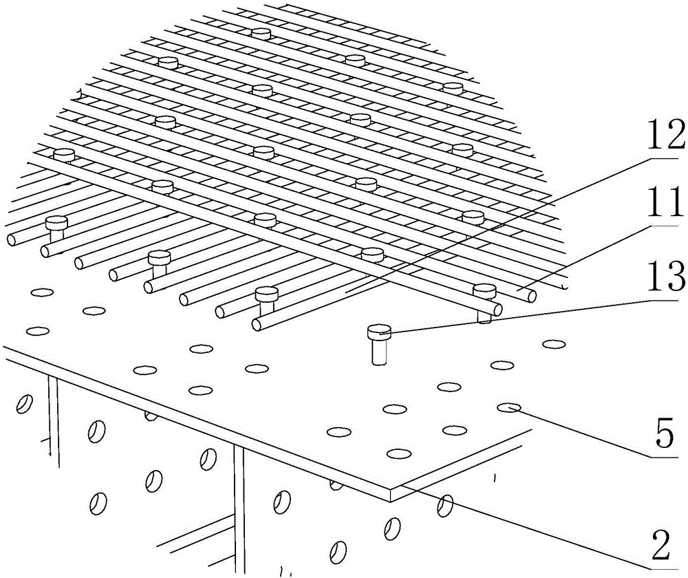 Assembled bridge deck slab