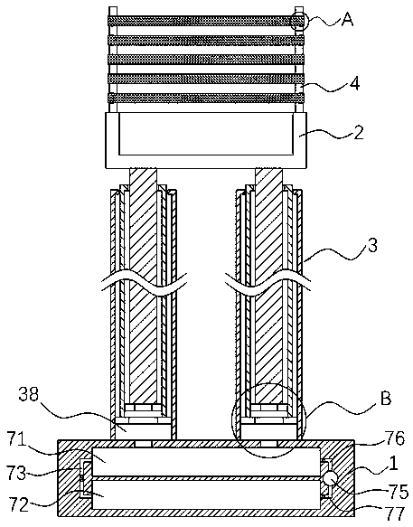 Lifting equipment applied to construction of auxiliary electric power circuit