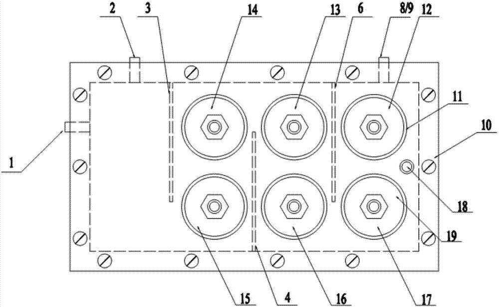 Reverse-flow type horizontal flow hydrogen substrate bio-membrane reactor based on carbon dioxide as carbon source