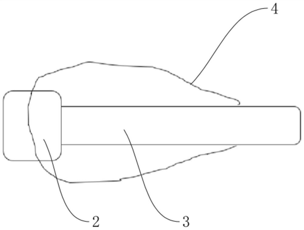 Left auricle plugging device