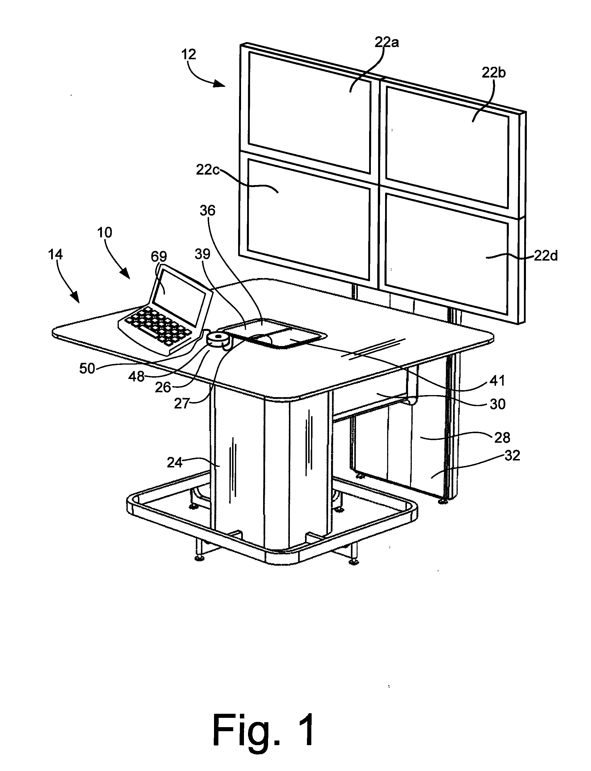 Personal Control Apparatus And Method For Sharing Information In A Collaborative Workspace