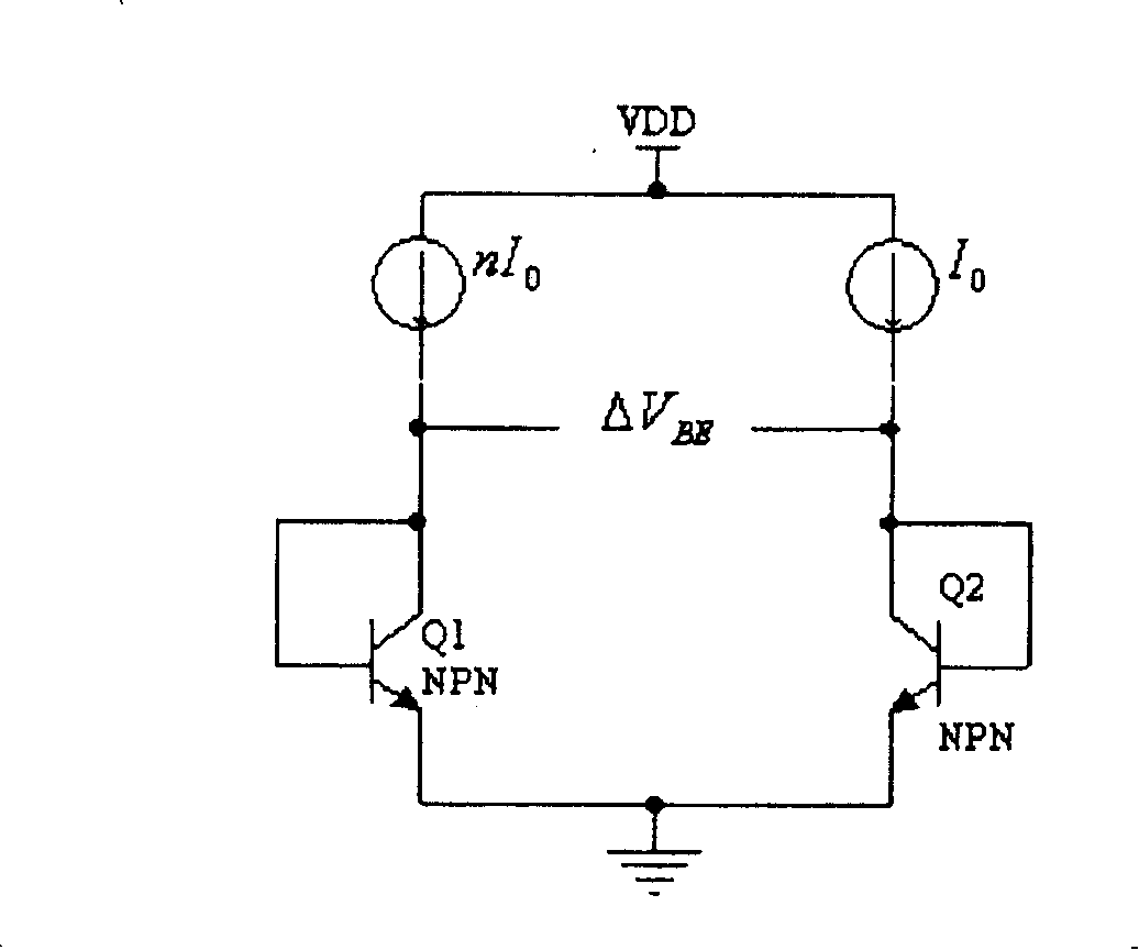 Output adjustable band-gap reference source circuit