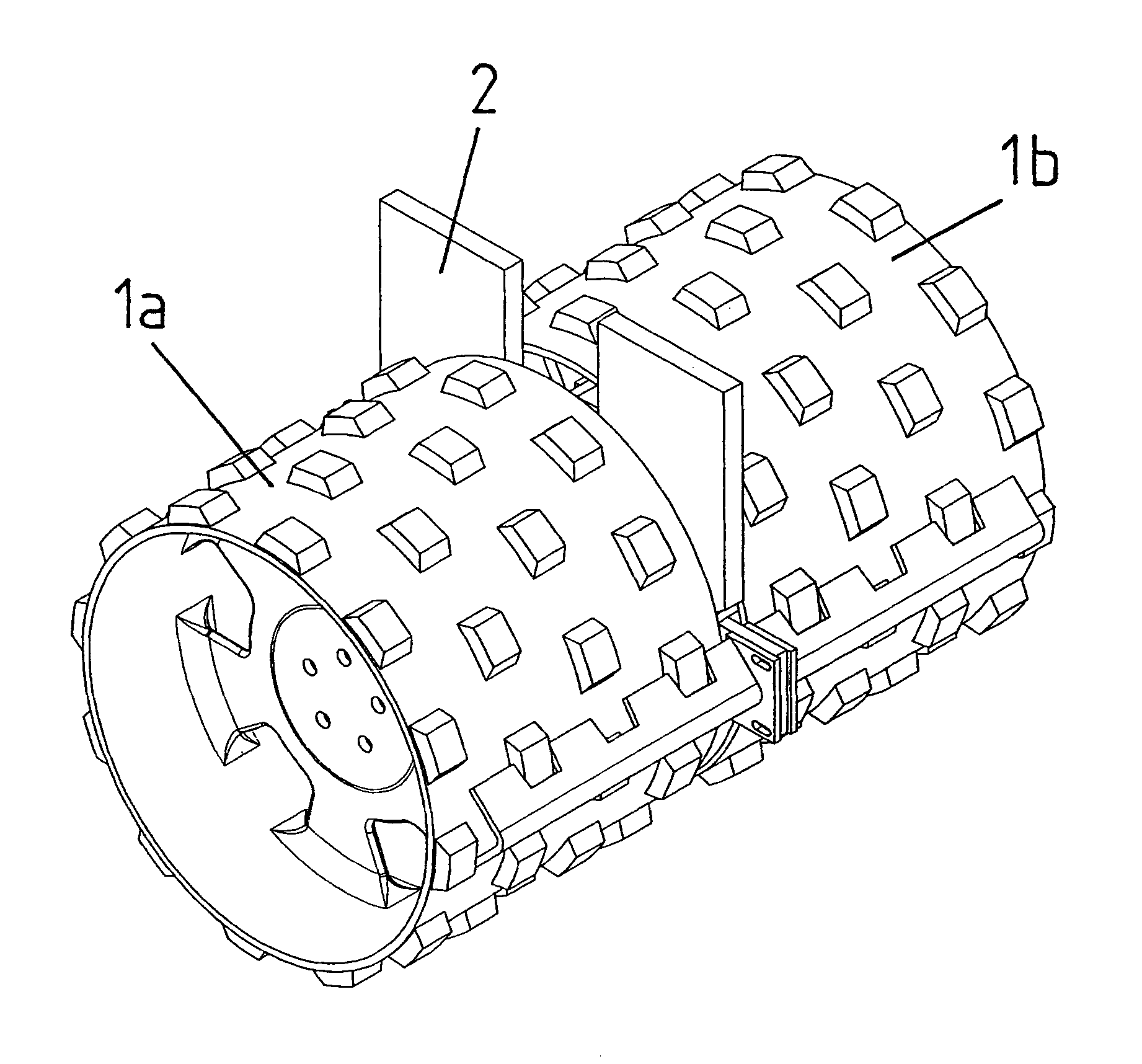 Unbalance type exciter for a soil compaction device