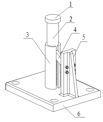 Rubber spring shear sheet combination type elevator damper with guide sleeve