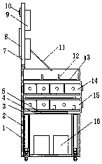 Emergency internal medicine clinical examination device