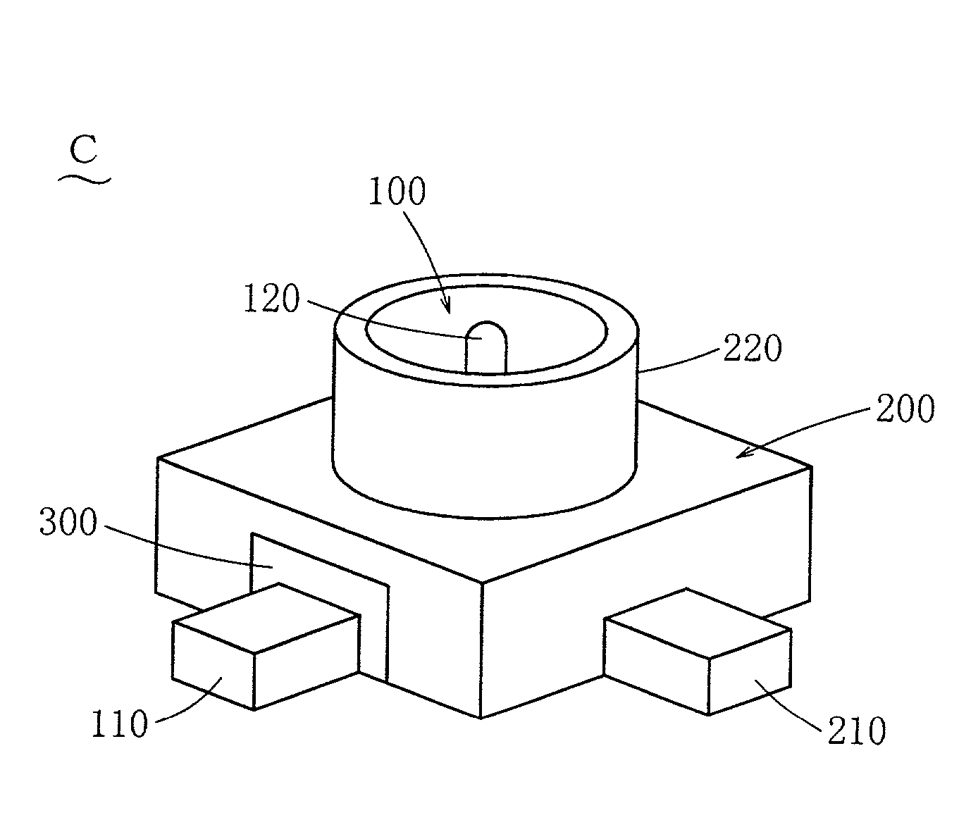 Electric contact and an electric connector both using resin solder and a method of connecting them to a printed circuit board