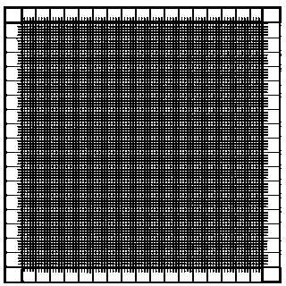 Wool and cashmere array diagram length test board