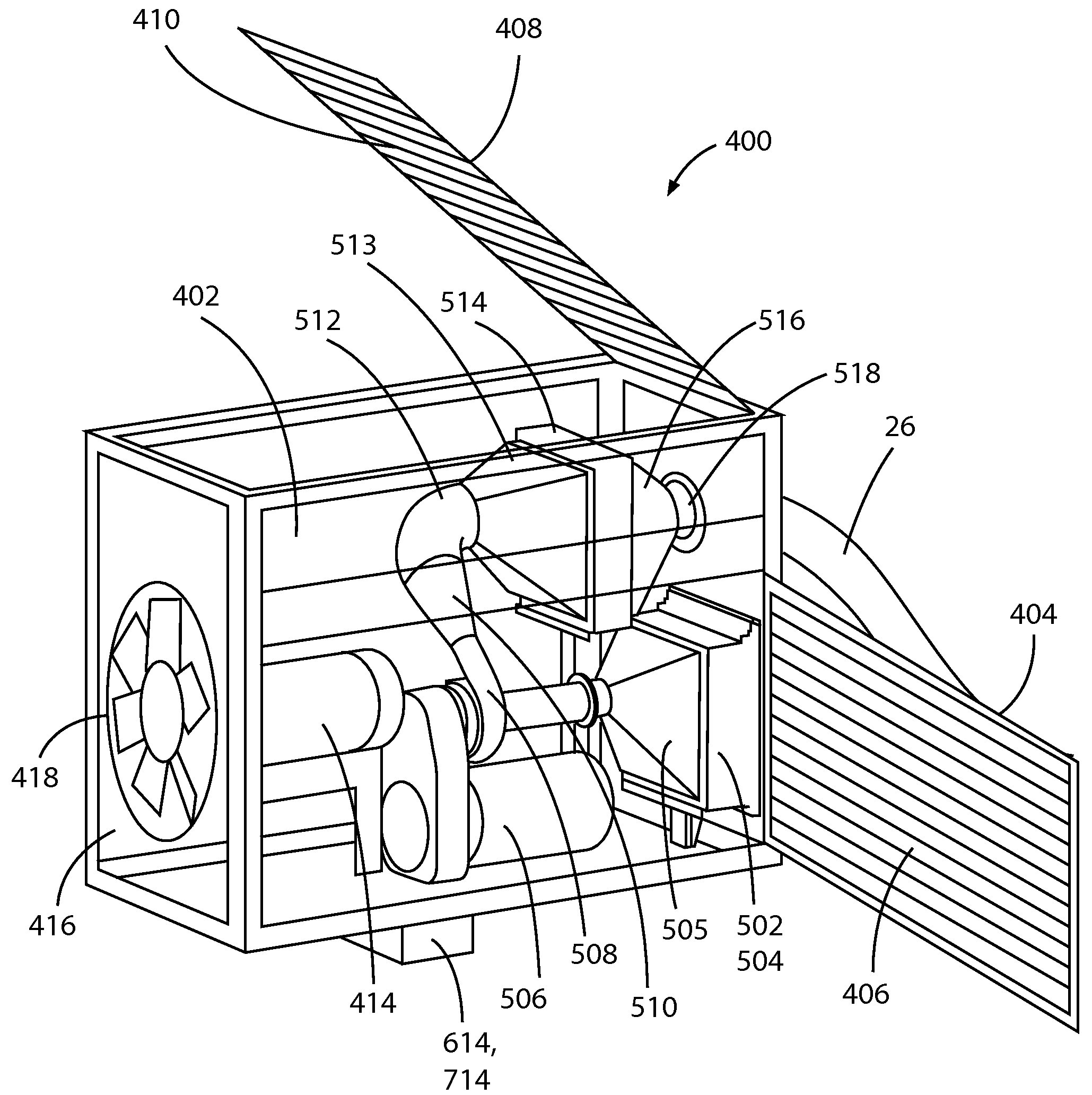 Adjustable cooling system for airplane electronics