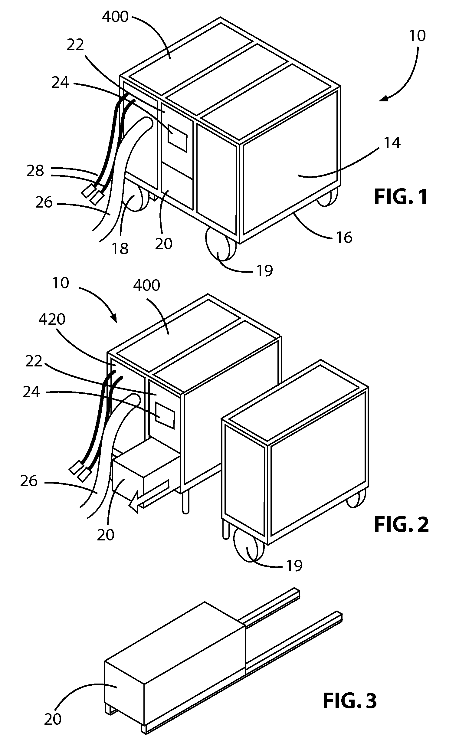 Adjustable cooling system for airplane electronics