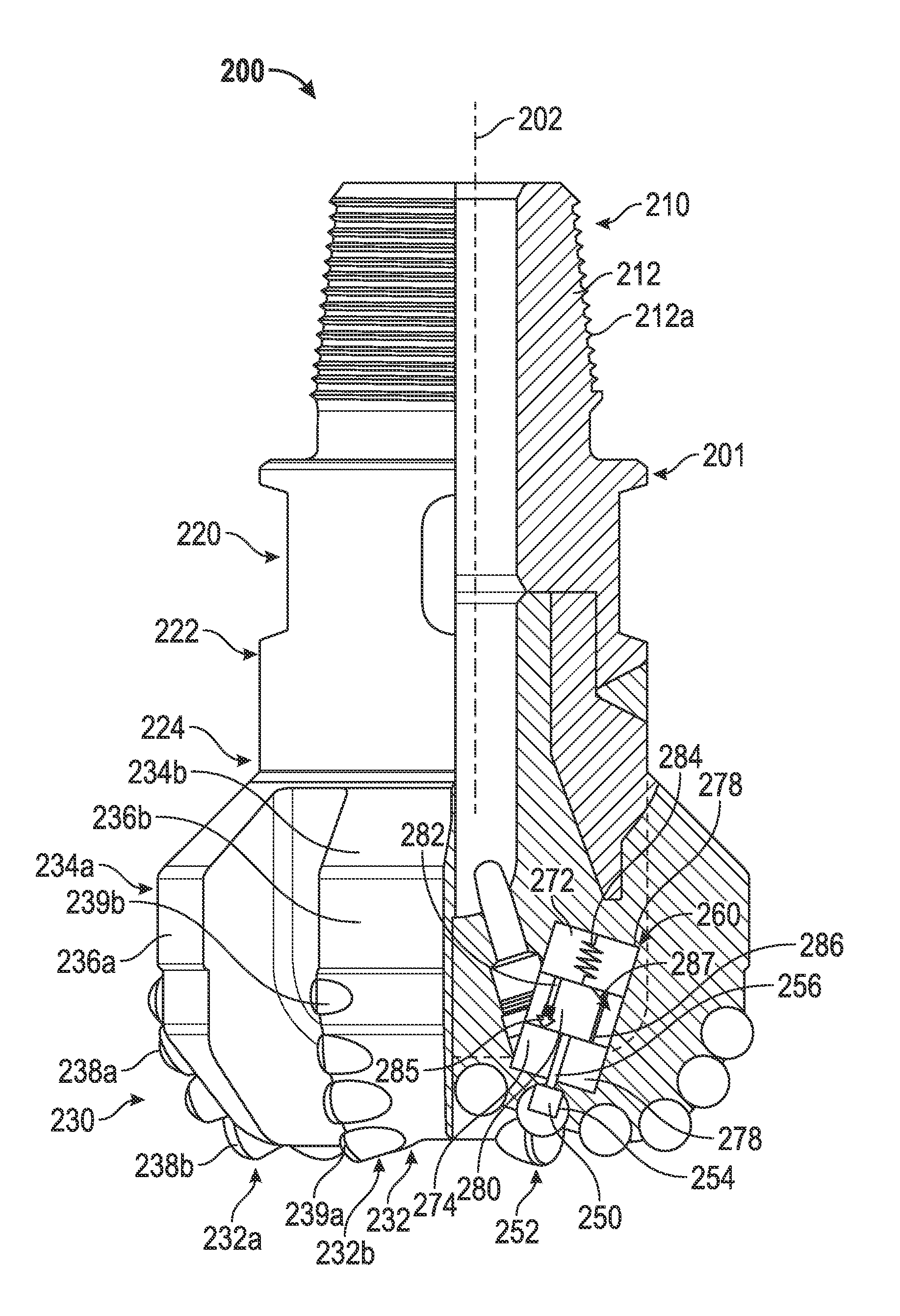 Drill Bit with Self-Adjusting Pads