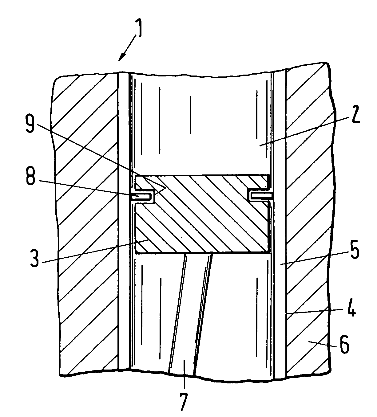 Material and process for thermal coating, surface layer and also compressor with a surface layer of the material