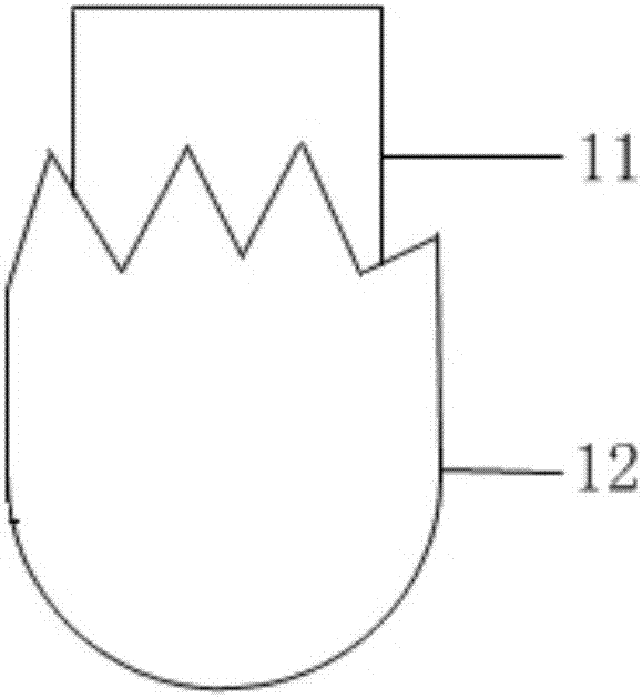 Flat cable type coil cloth leftover detection device