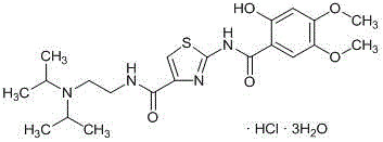 Acotiamide hydrochloride pharmaceutical composition and preparation method thereof