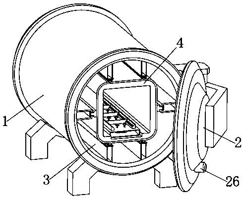 Forming device for bulletproof insert plate with complex curved surface