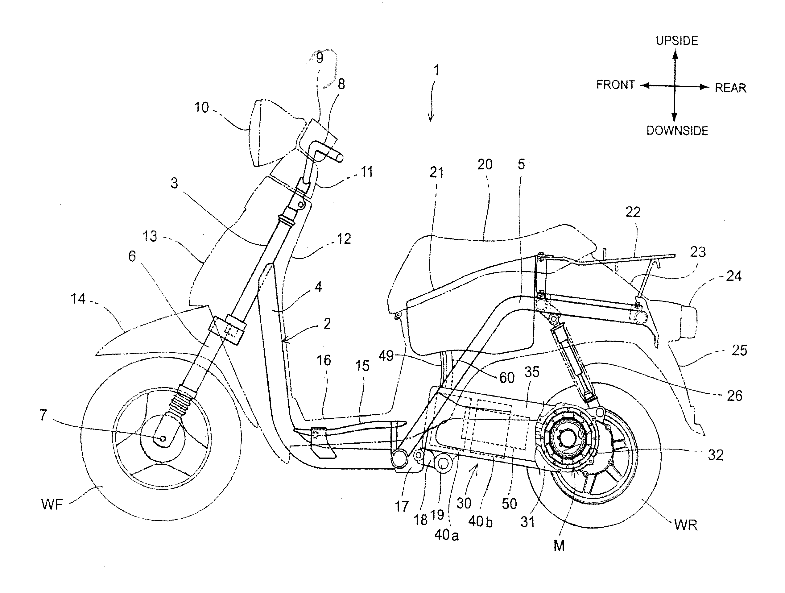 Motor driven vehicle