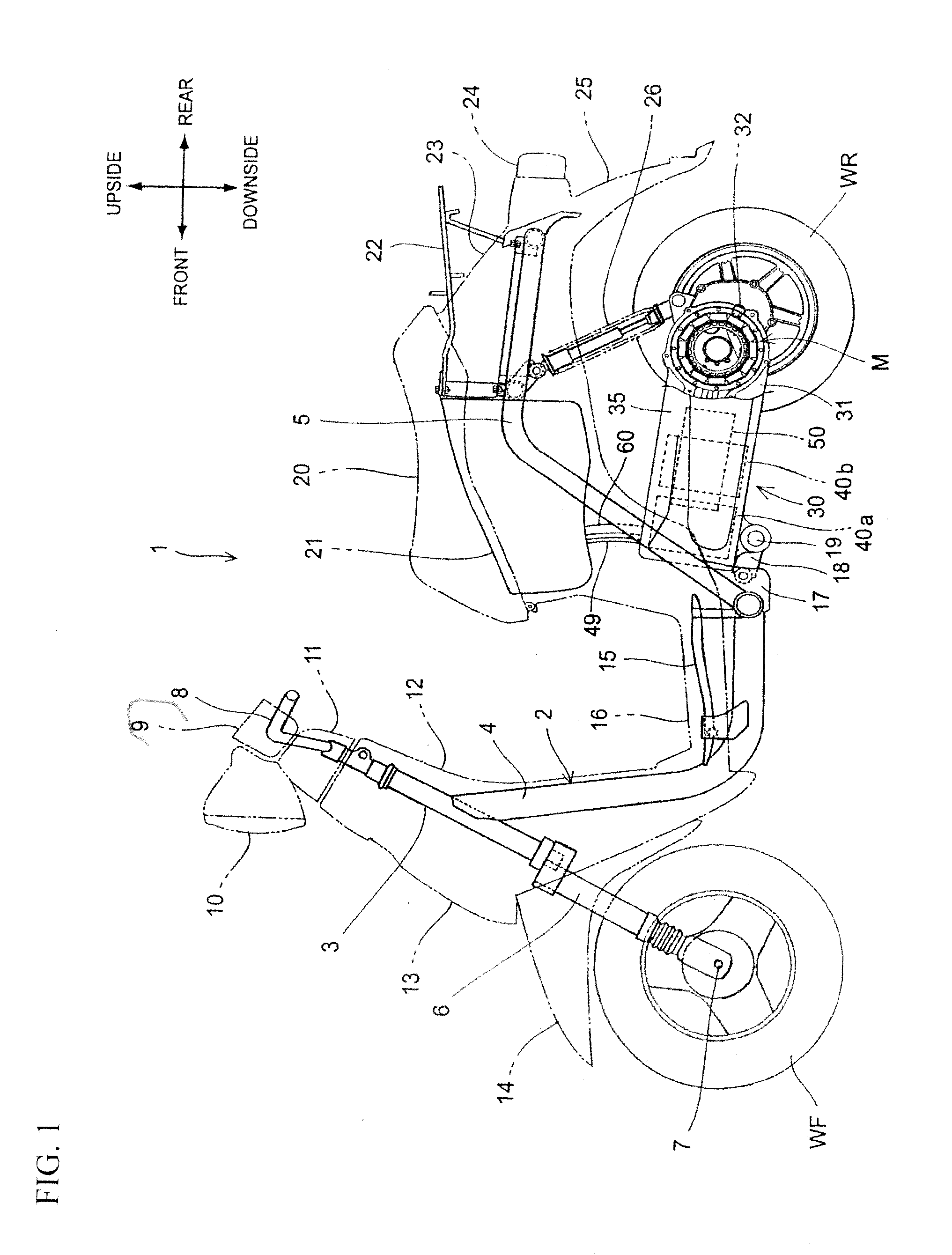 Motor driven vehicle