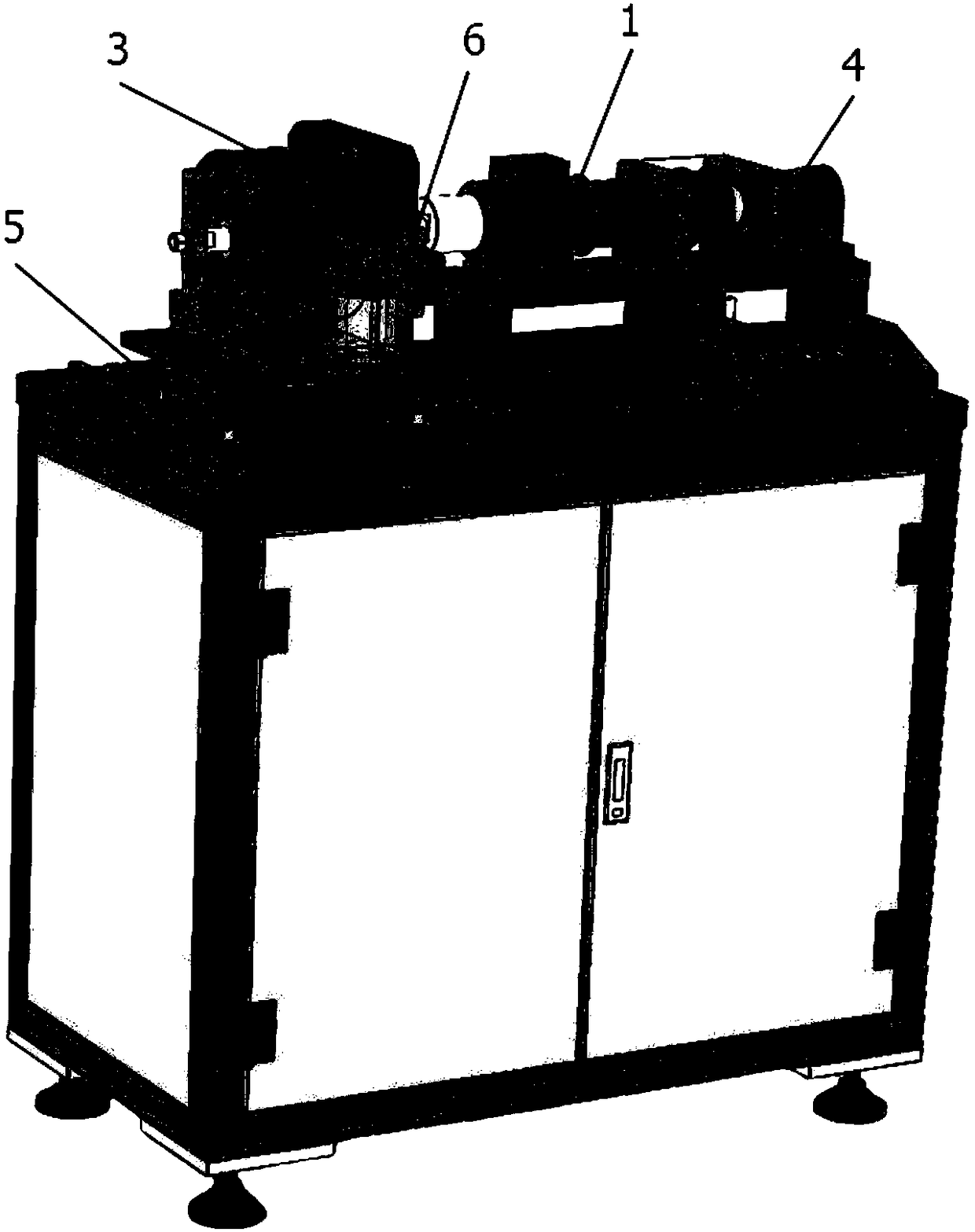 Pre-tightening force measuring device for threaded fastener of oil pipe joint