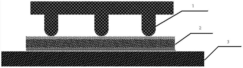 A flexural piezoelectric composite material