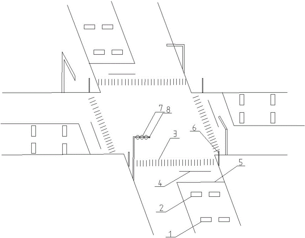 System and method for controlling intelligent traffic signal lamp based on power line carrier