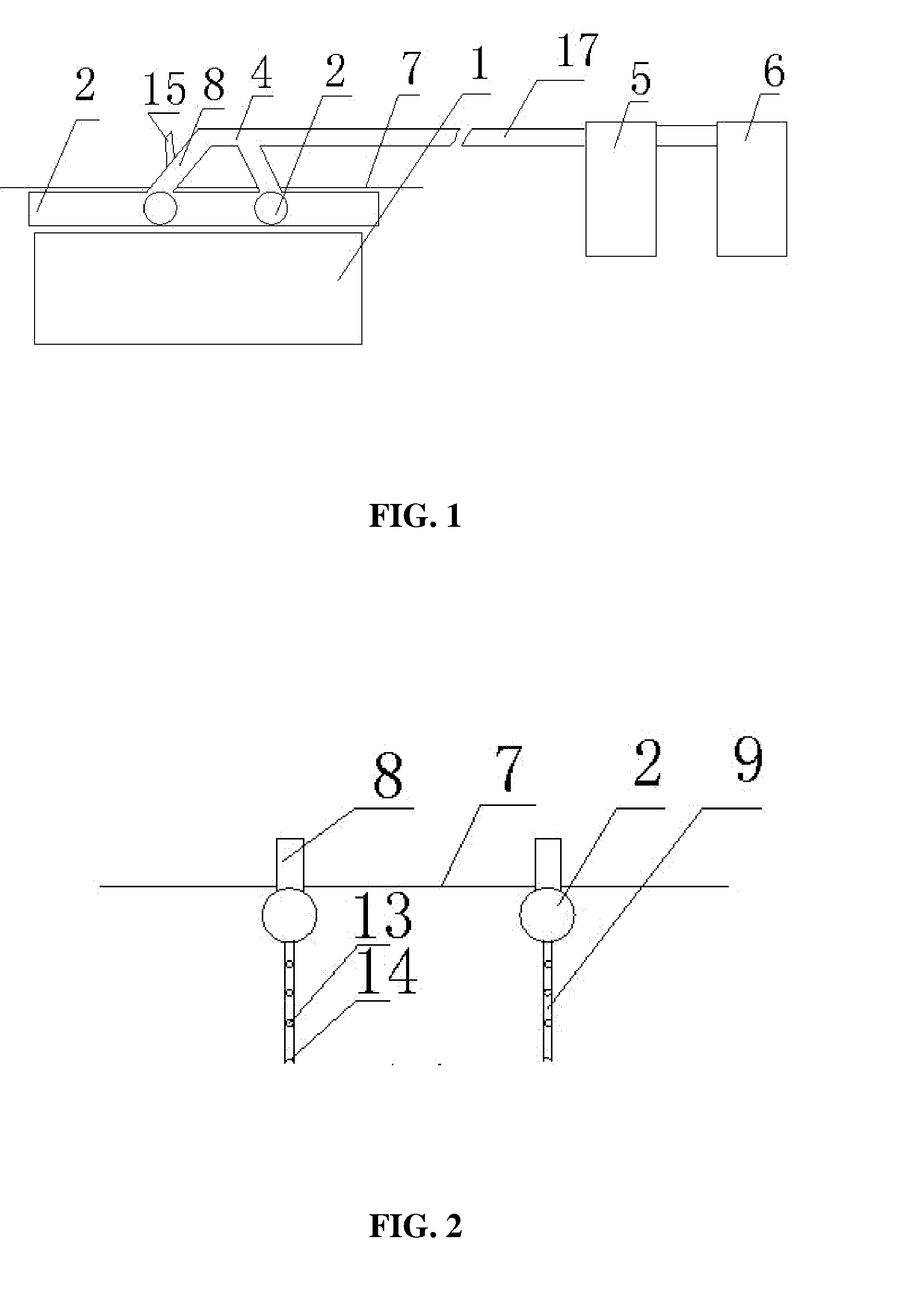 Vacuum sealing drainage device for bleeding wound tissue