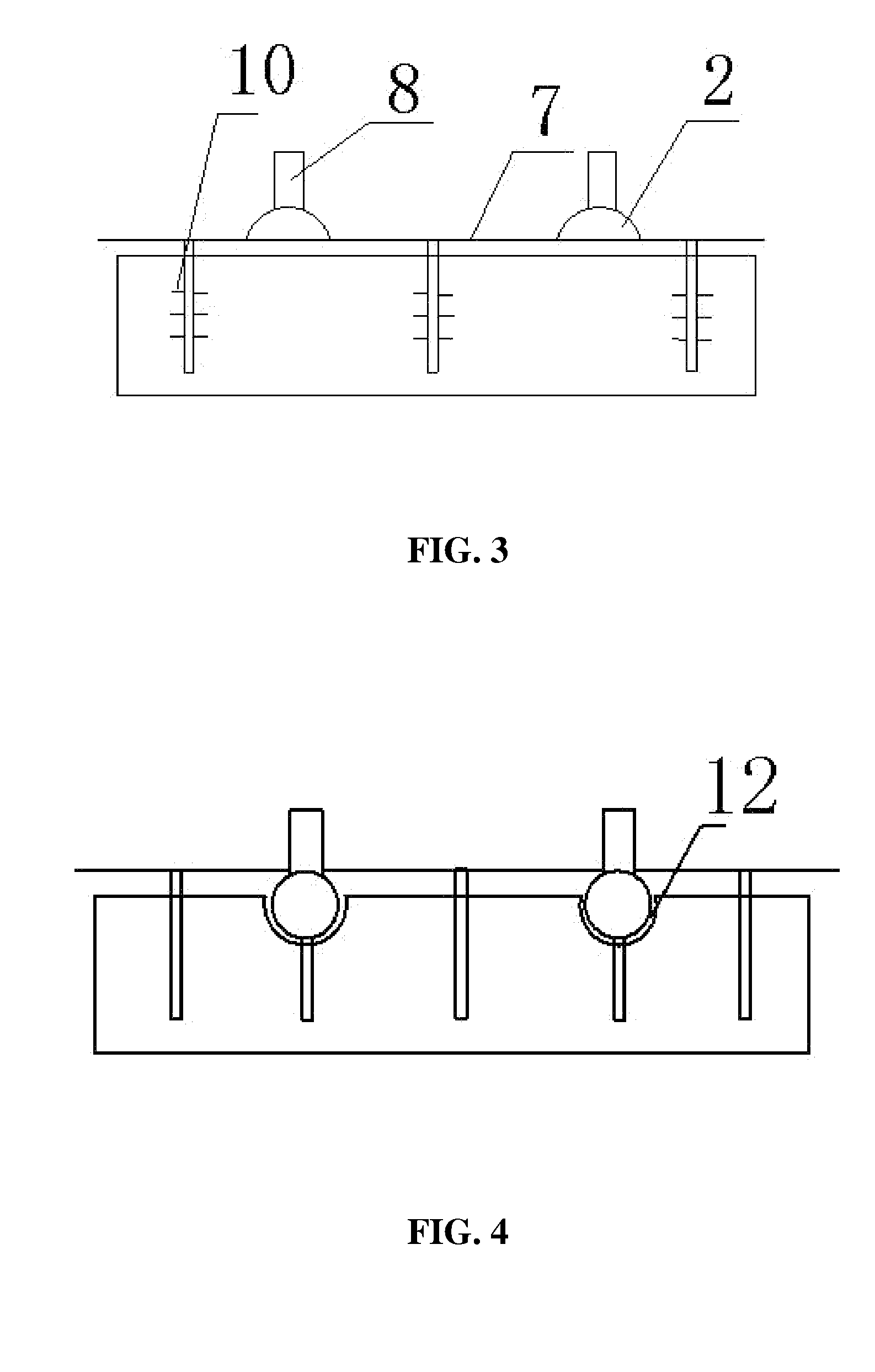 Vacuum sealing drainage device for bleeding wound tissue