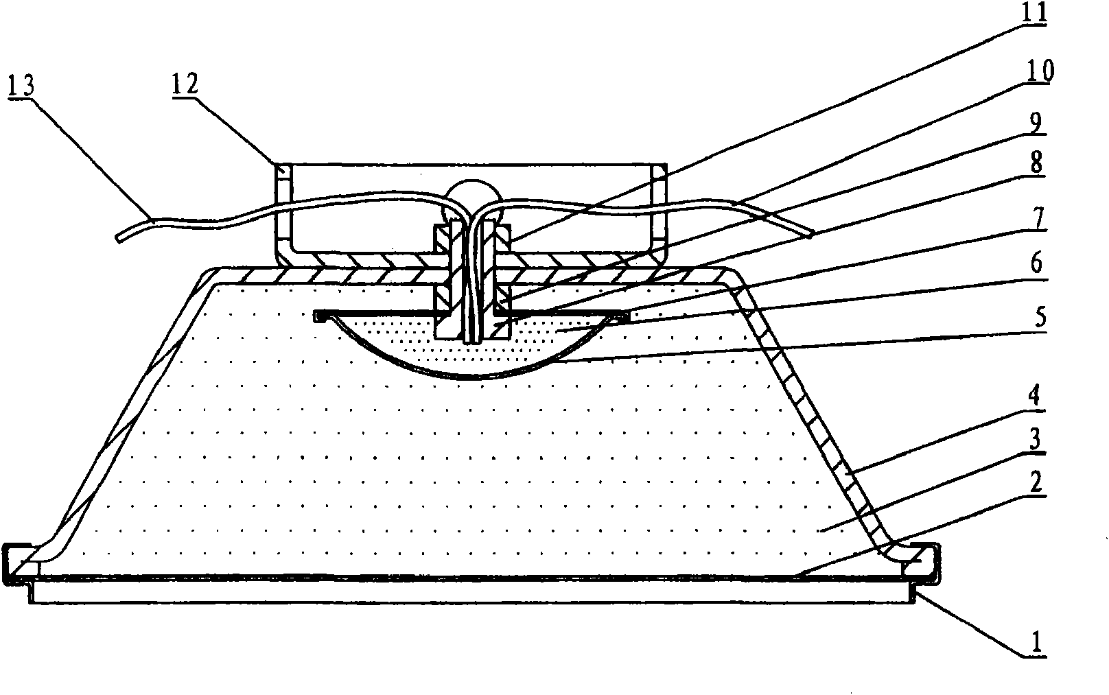 Point-type complex fire detector based on mechanical type temperature sensing element and alarm method thereof