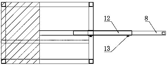 Concrete cast-in-place pile top elevation control device and using method thereof