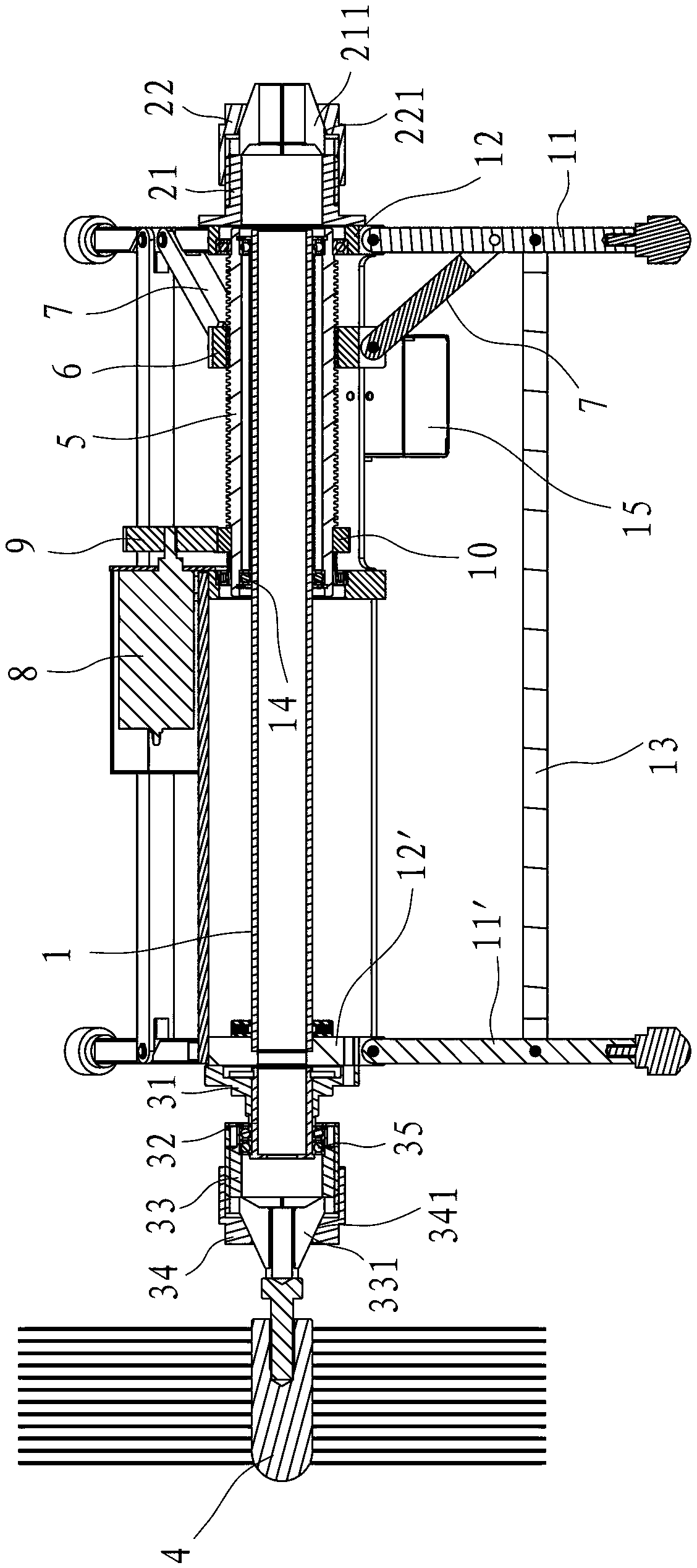 Robot for cleaning round pipelines