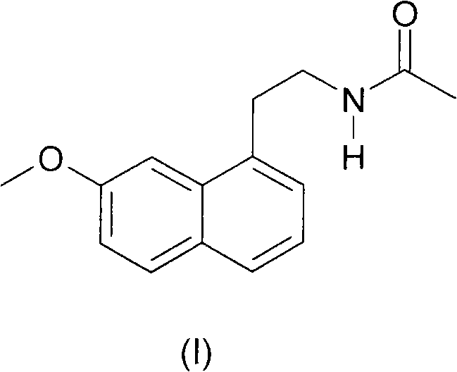 Agomelatine crystal form B, preparation method thereof and medicinal composition containing same