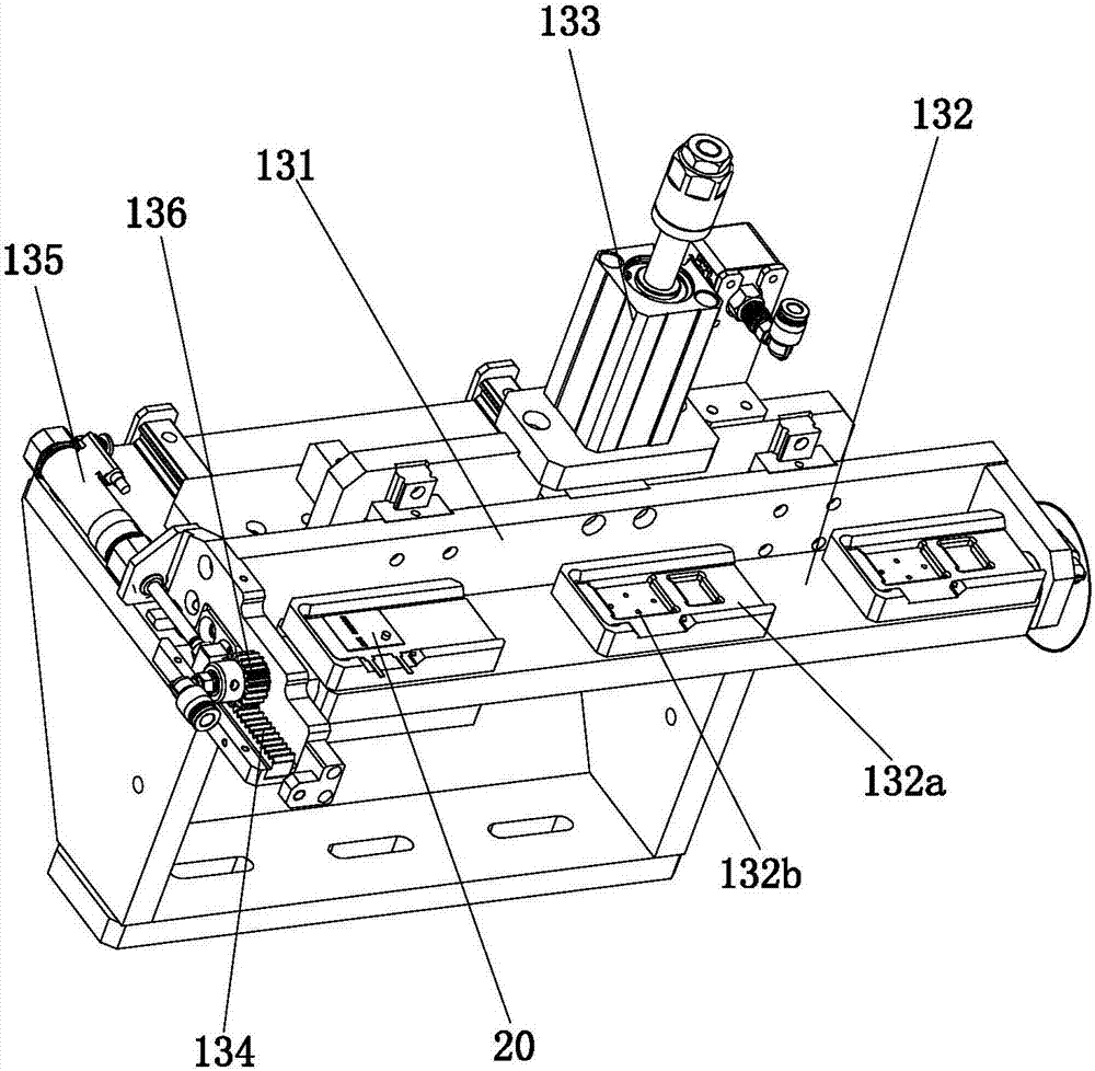 A soft-pack battery automatic inkjet code turntable flaring inspection machine