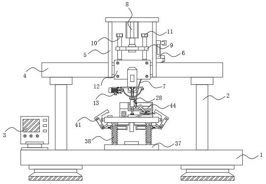 Three-axis sensor production equipment with positioning, polishing and grinding functions