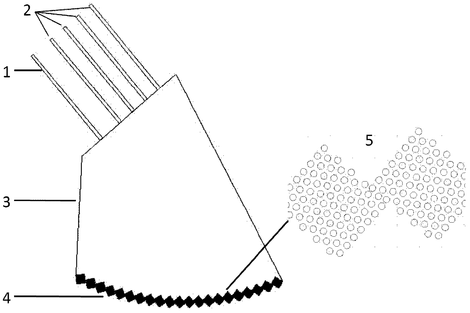 Etched diffraction grating-type wavelength division multiplexing/demultiplexing device