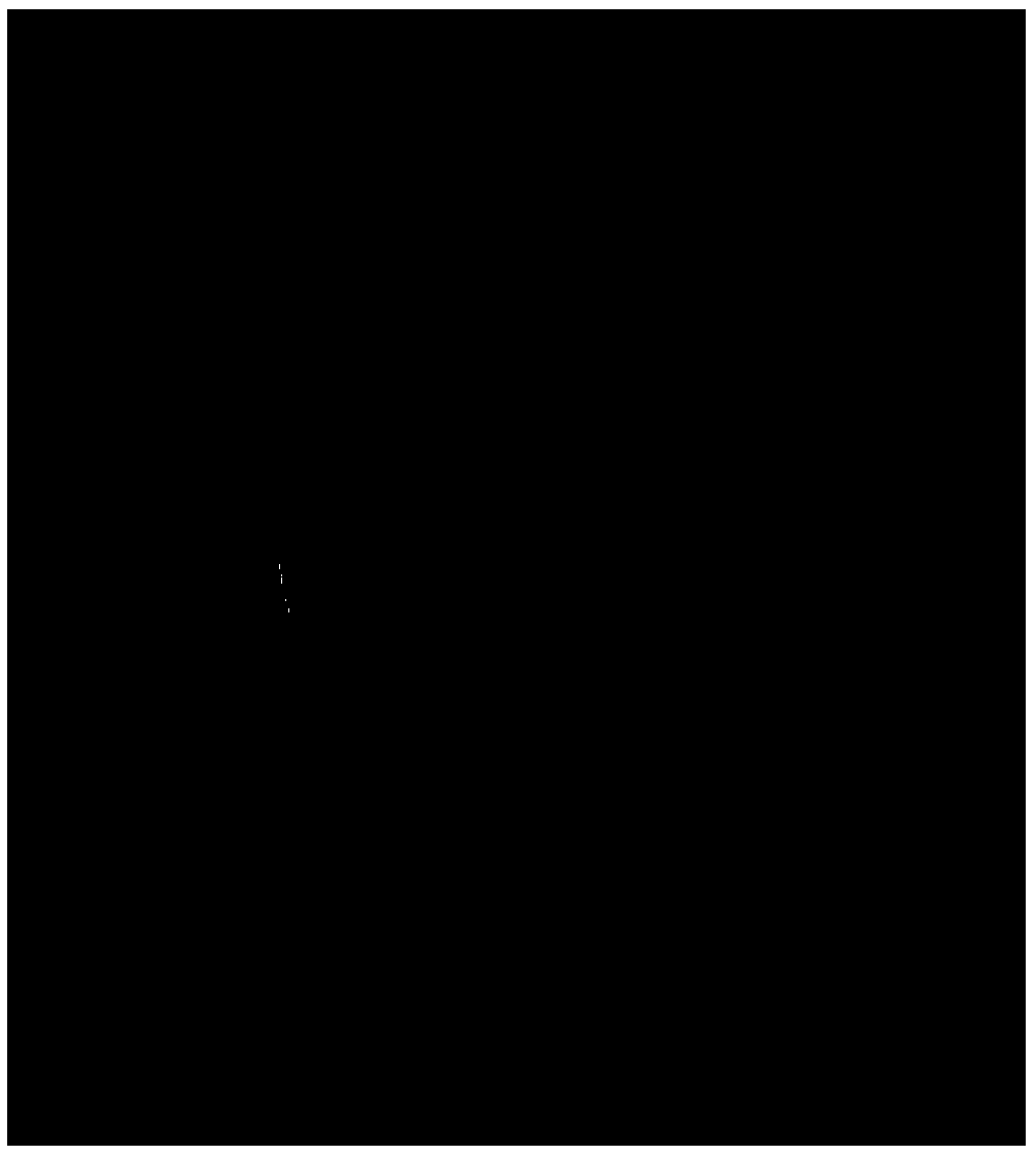 Calibration method and device for error of included angle between ccd target face and mounting and positioning face based on leaked radiation imaging