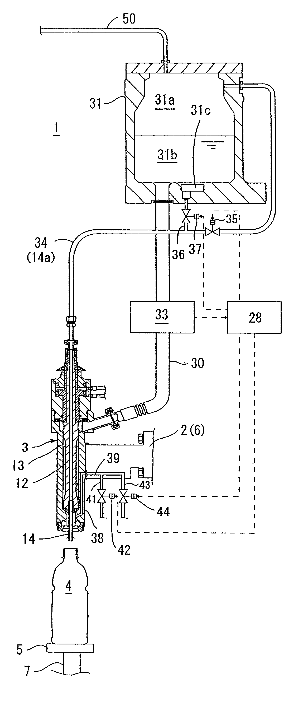 Filling apparatus and filling method therefor